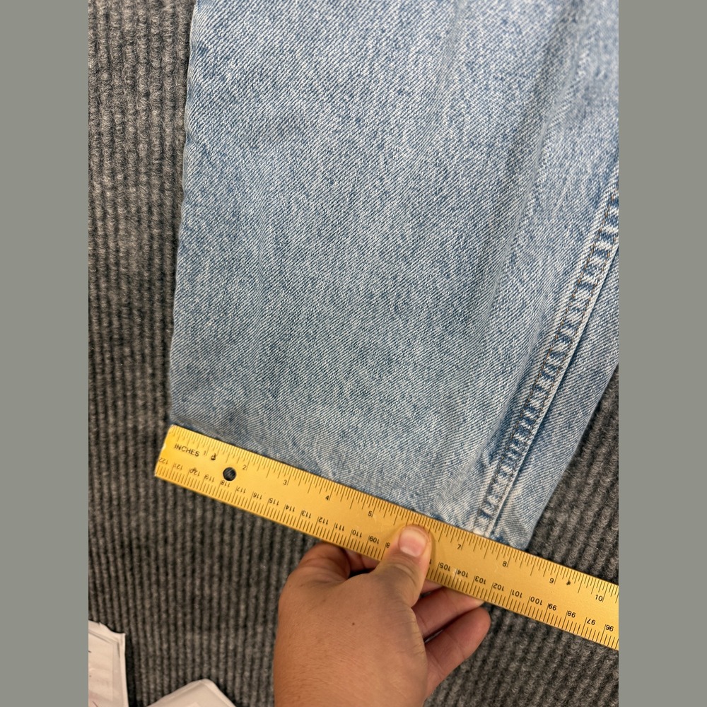 Eddie Bauer Denim Classic Fit Light Wash Jeans Mens 38x34 Light Blue Cotton - Picture 5 of 12